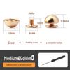 Mushroom Head Decorative Screws and Rivets for DIY Leather Goods and Bags