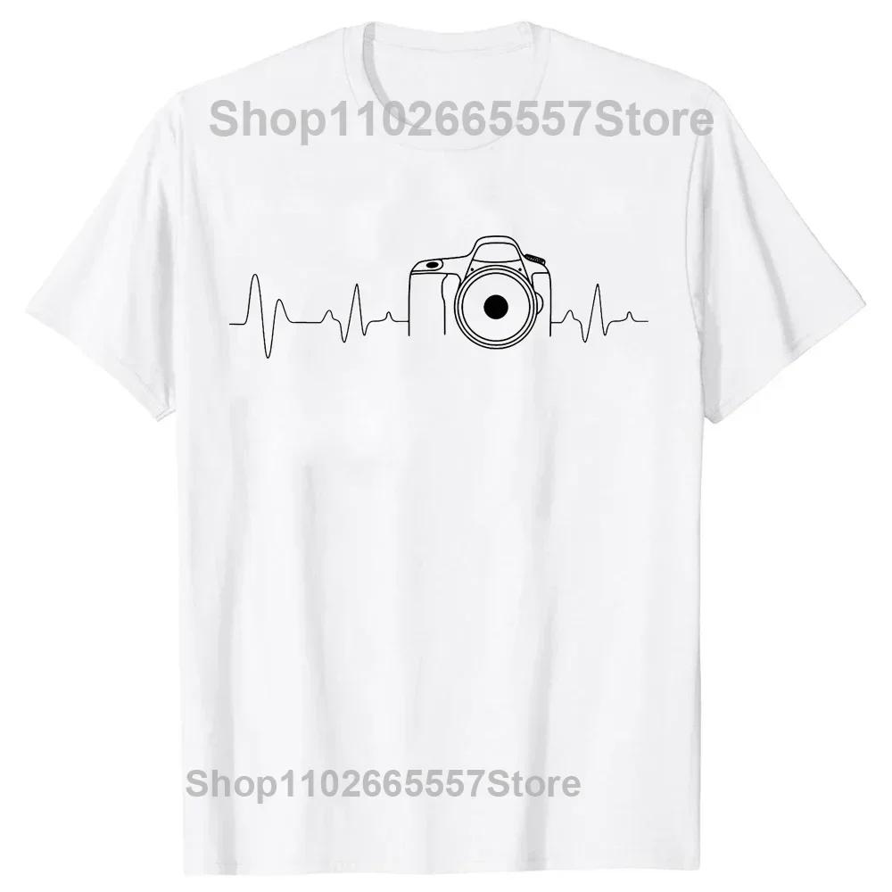 Funny Photographer Professional Photography Camera Menu T Shirts Summer Graphic Cotton Streetwear Short Sleeve Gifts T-shirt Men