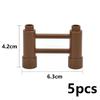 Store byggeklosser Slide Swing Seesaw Park Lekeplass Series Large Pillar Murstein Barn Barn Pedagogisk Leke Kompatibel Duploe