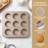 Carbon Steel Mini Muffin Pan 12-Cup Design Baking Pan Mini Bakeware Cupcake Tin  Cupcakes Making