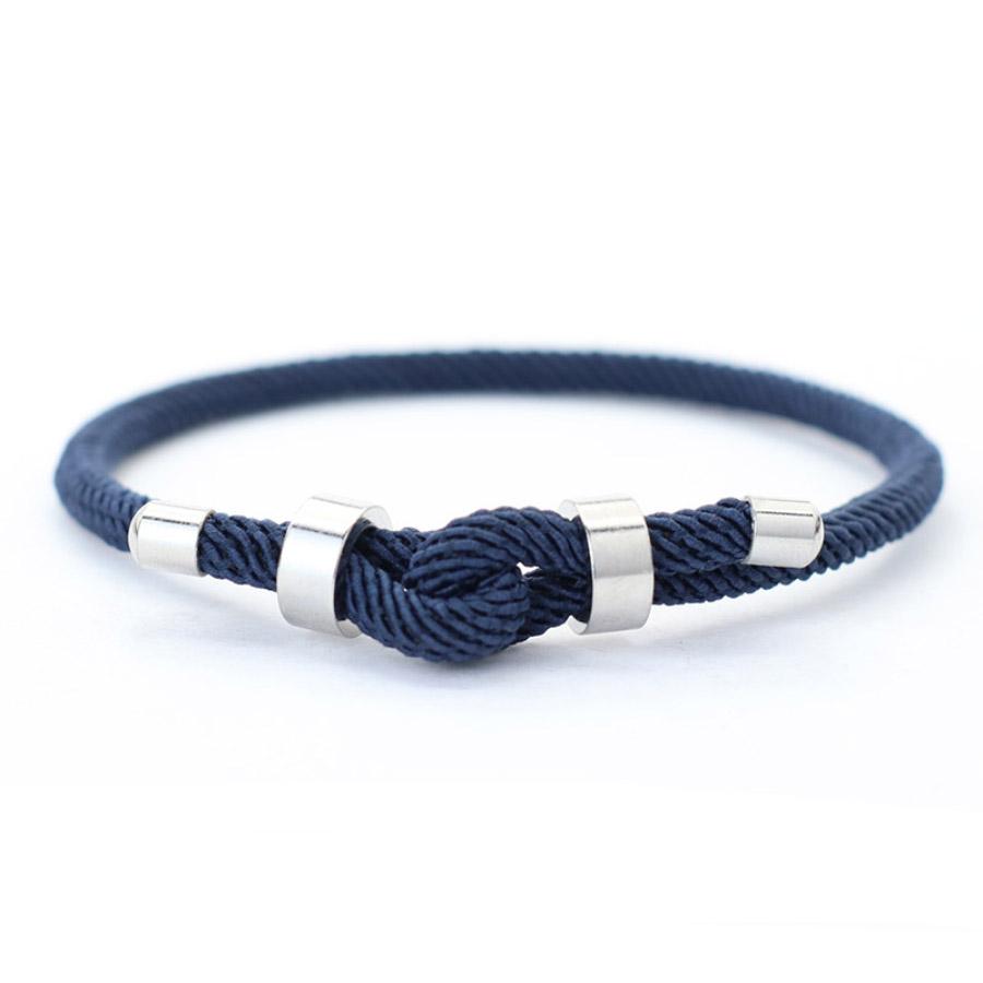 

Unique Grade A Rope Bracelet Men Women Stainless Steel Buckle Fabric Braslet Leisure Bangle Hand Accessories Gift For Couple