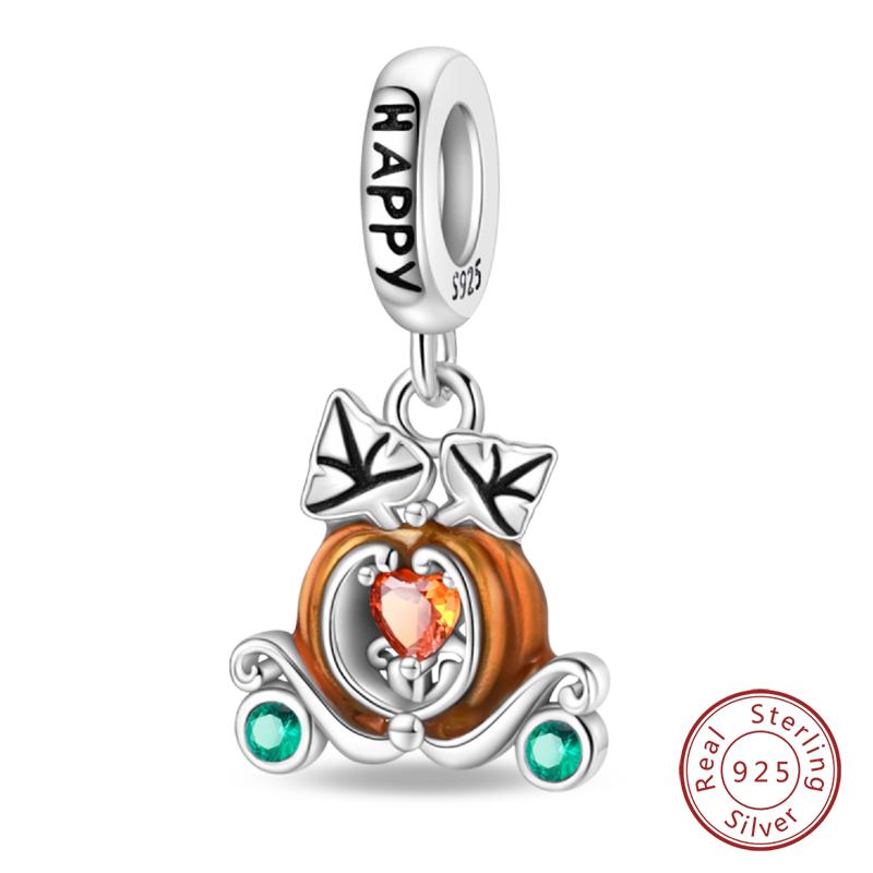 100% Copper Autumn Harvest Series Brown Music Squirrel Scarecrow Pumpkin Maple Leaves Charms Beads Diy Jewelry Gift