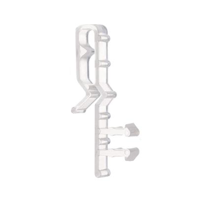 12/20 PCS Mini Blind Valance Clips Clear Plastic Valance Retainer Clips Blind Window Valance Clips Hidden Valance Clips