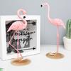Mielas rožinis flamingo ornamentas amatų stalas namų vakarėliui papuošti gimtadienio dovana