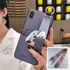 Luxurious Wrist Strap Phone Holder Case For Xiaomi Poco X2 X3 NFC X4 Pro Redmi 12 Neck Lanyard Cover for Xiaomi 14 13 Lite 13T