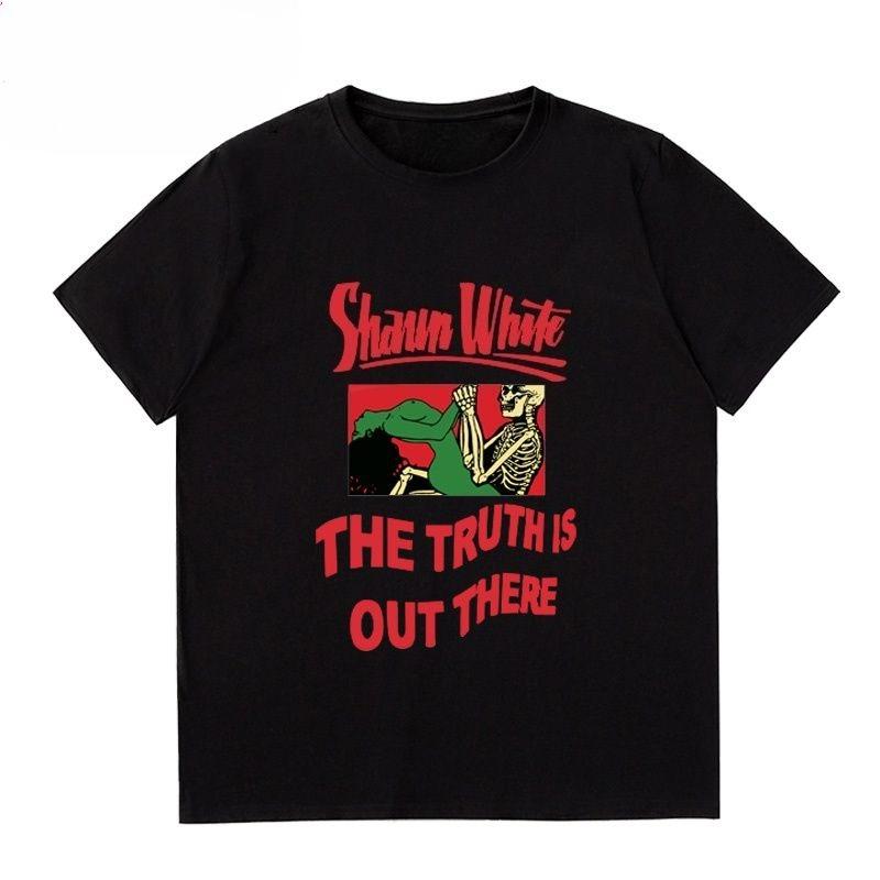 On Ins Trendy European and American Style T-shirts Popular for Men Super Popular Cec Couples on Ins Ordinary Short-sleeved Vinta
