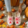 Fashion House Fuzzy Slipper Men Male Ghost Face Blue Evil Eye Home Shoes Plush Winter Warm Indoor Floor Non Slip Women Female Halloween