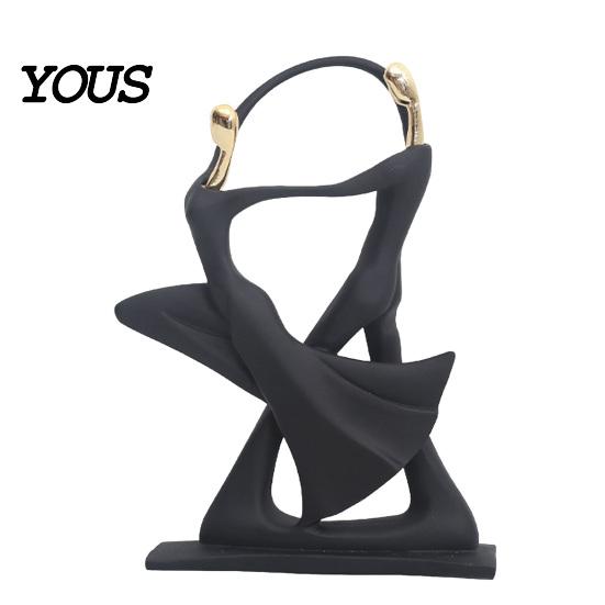 Durable Resin Sculpture Musician Sculpture, Stable Base Abstract Guitar Saxophone Singer Statue, Band Theme Decoration, Home Art Decor