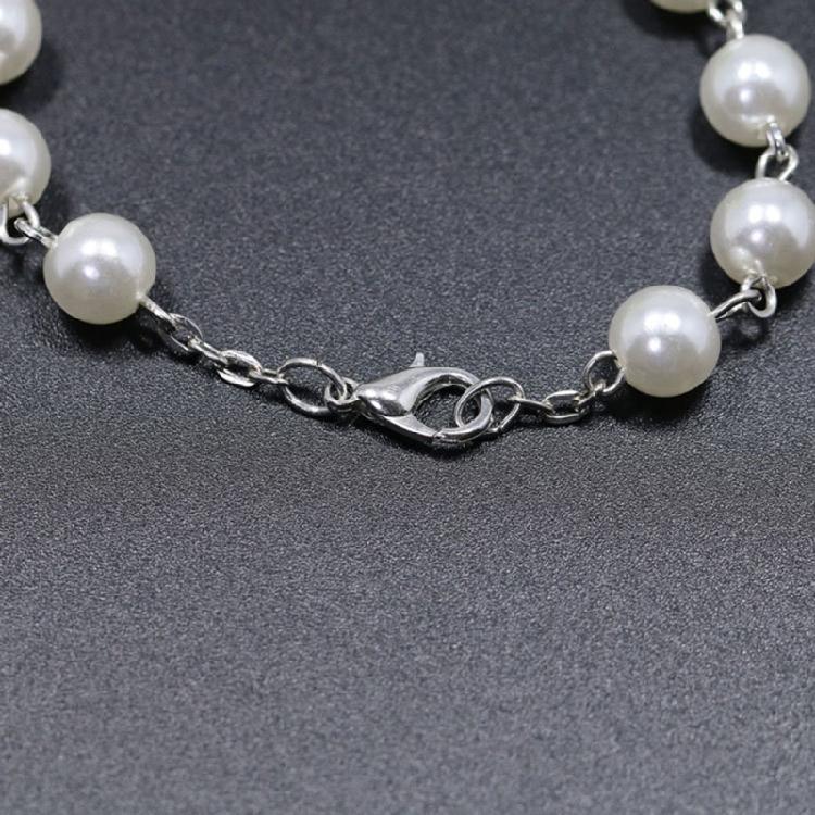 Crucifix Rosary Beads Bracelet Vintage Jesus Christ Crucifix Wristband Gift 2Pi
