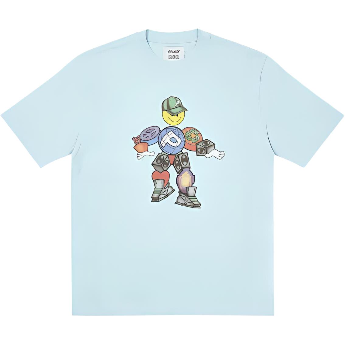 Palace X Pezlondon Pez Pezman Футболка Унисекс Футболки Синий P21TS127 L