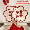 Wedding Bathroom Floor Mat Non-Slip And Anti-Drop Diatom Mud Absorbent Foot Mat Toilet Door Red Festive Carpet
