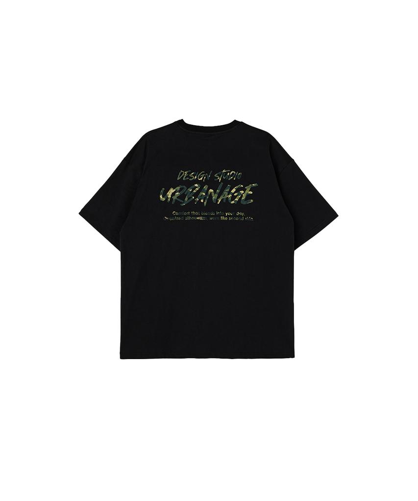 Urban Age [2Pack] Design Studio Logo Oversized Short Sleeve_4Color (Type A)