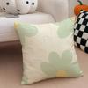 Refreshing Serene Matcha And Mint Green Cushion Cover Throw Pillow Cover Hidden Button Durable Polyester Chair Cushion