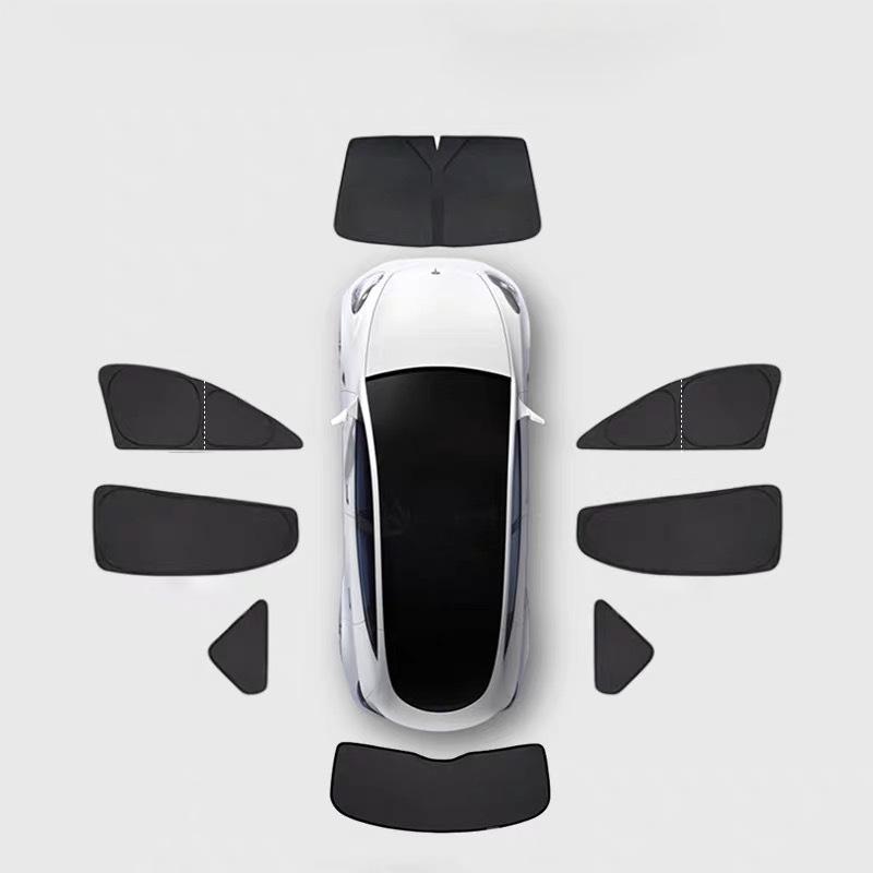 Automotive Sun Protection & Accessories: Heat Insulation, Side Window Windbreaks, Privacy Curtains