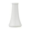 Tomatsu Shoten Buddhist Altar Verse, Ceramic, Trapezoidal, Plain White, 4.0mm Sakaki Stand