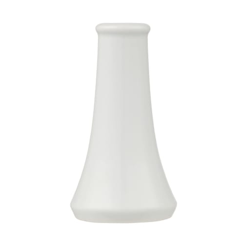 Tomatsu Shoten Buddhist Altar Verse, Ceramic, Trapezoidal, Plain White, 4.0mm Sakaki Stand