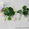 Artificial Lotus Flower for Home Decor - Water Lily Ornament for Living Room, Buddhist Hall, Pond, or Fish Tank