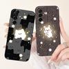 For Samsung Galaxy A56 A36 A26 5G Phone Case Soft Matte Liquid Silicone Back Cover Love Heart Girly Flower Painting Fundas