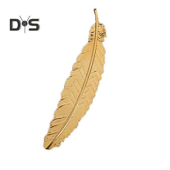 Lesezeichen mit Federn, chinesischer Stil, Metall-Lesezeichen, Seite, Retro-Handwerk, Glanz-Design, bedeutungsvolles Lesen, DIY-Geschenk für Zuhause, Schule, Büro