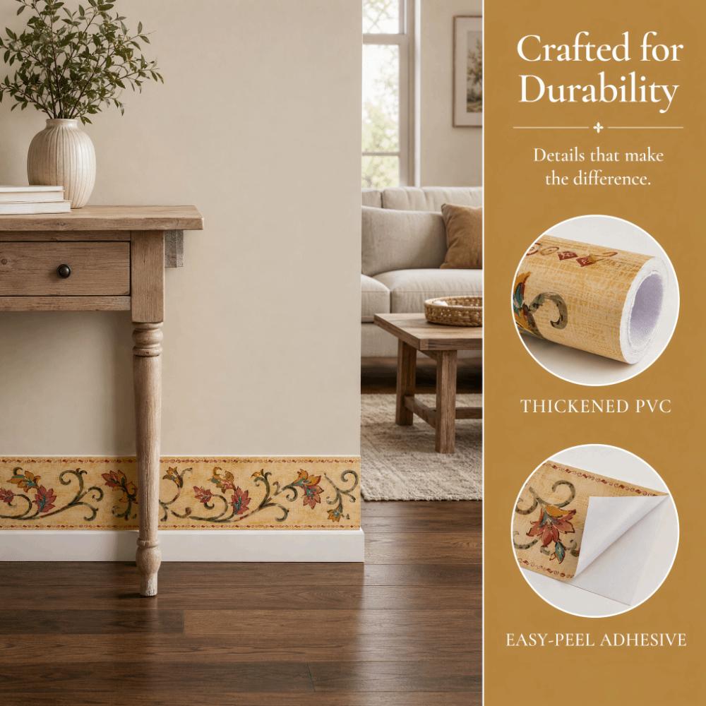 Self Adhesive Skirting Line Thickened Wall Sticker Fashion Decoration Strips  Home