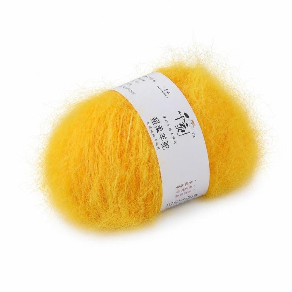 Soft Fine Thread Alpaca Yarn Thick Thread Long Hair Yarn New Plush Yarn Hat Scarf Sweater