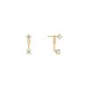 TATIANA (925 Silver) Moissanite Ear Jacket Earrings DE0004