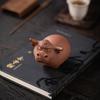Creative Cute Calf Statue Angry Bull Sculpture Ceramic Animal Figurine Modern Art Home Living Room Desktop Ornament Accessories