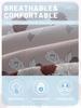 Simple 1 Modern Plant Flower Rose Printed Matte Fitted Sheet, Bedroom Printed Bed Cover, Bedding Excluding Pillowcases