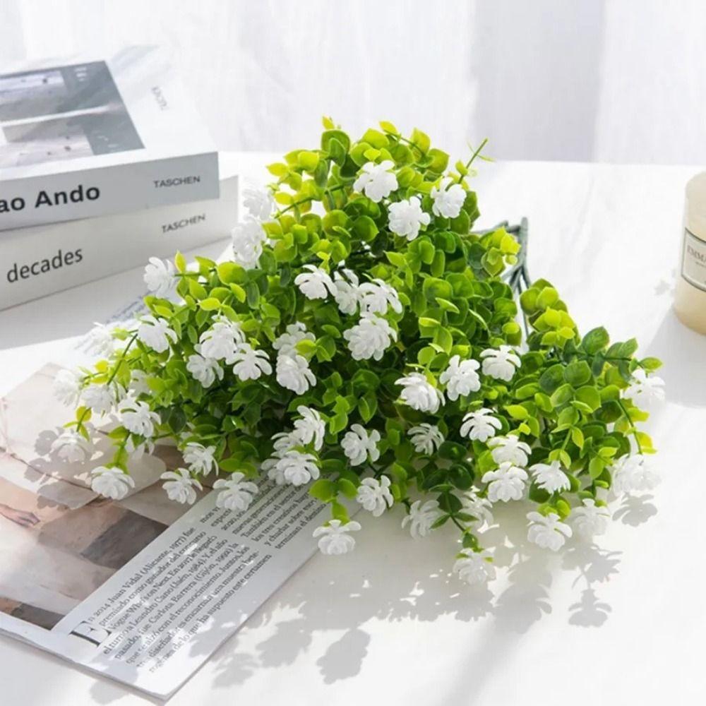 Mehrfarbige Künstliche Eukalyptusblumen Plastik-Eukalyptus-Strauß Innendekoration