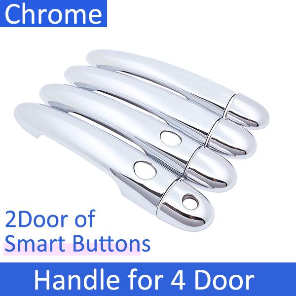 4x for Nissan Primera P12 2002 2003 2004 2005 2006 2007 2008 Chrome Door Handle Cover Car Accessories Stickers Trim Styling