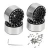 4 PCS RC Beadlock Wheel Hubs Aluminum Alloy RC Wheel Rims Hub for Traxxas 1 18 RC Cars for Axial SCX24 1 24 RC Cars