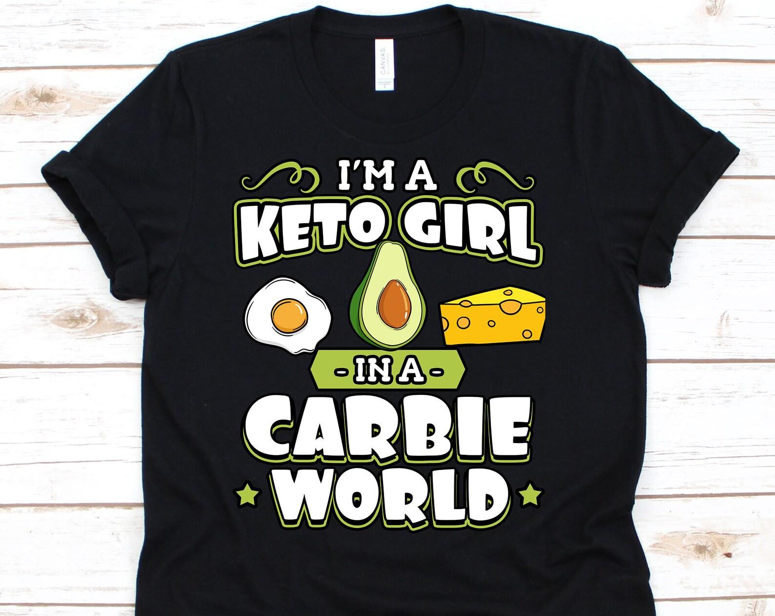 Keto Girl Shirt, Guac, Carbs Shirt, Guacamole, Avocado Lover Gift, Vegan T Shirt, Avocado Gift, Ketogenic Diet, Keto Tees S