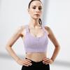 Ayoub Women's Front-Zip Shockproof Sports Bra