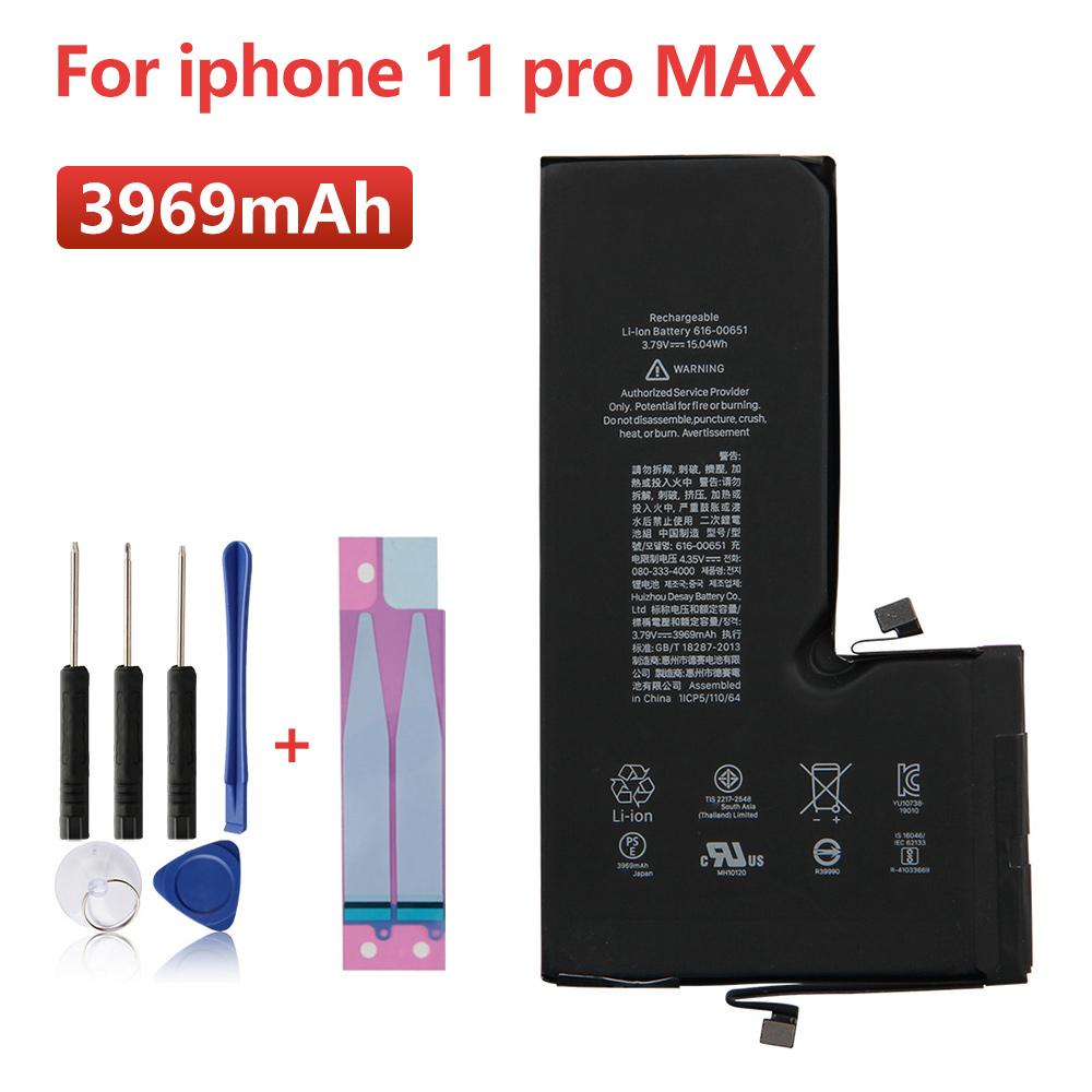 Batteria al Litio Ricaricabile Per iPhone 11 Pro Max iPhone11 Pro Max Batteria del Telefono 3969mAh