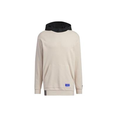 adidas Neo Logo Print Color Block Hoodie Unisex Hoodie Grey IA6878