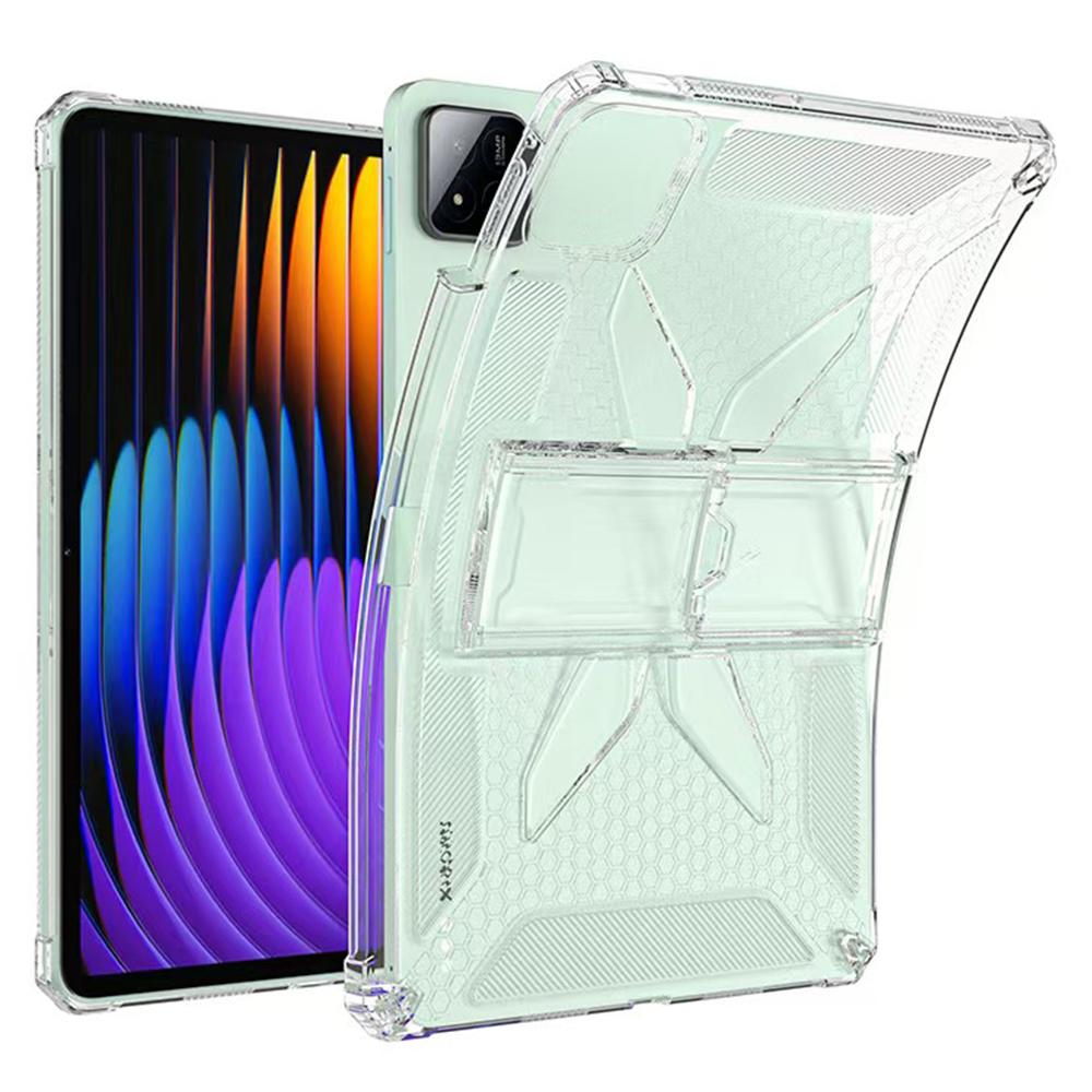 

Чохол для планшета Xiaomi Pad 7 Pro/Pad 7 із прозорою підставкою, ударостійкий, TPU+PC, з гніздом для ручки As Shown A