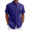 Men'S Casual Loose Short Sleeved Printed Shirt With Fashionable Top