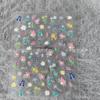 Kleine Gänseblümchen Florale Farbverlauf Nagelkunst Aufkleber - Bunte Frühjahrs DIY Dekoration