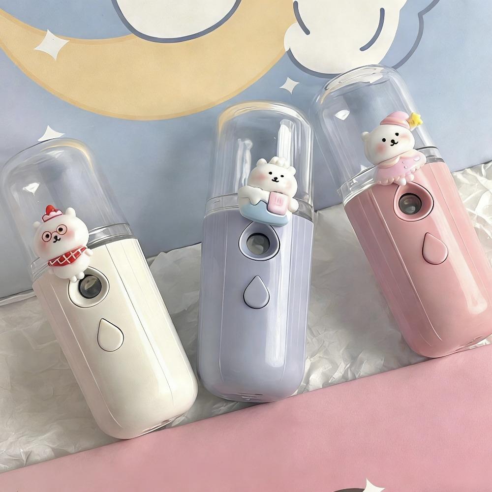 USB Rechargeable Handheld Humidifier Skin Care Oil Diffuser Moisturizing Mist Sprayer  Facial Use