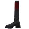 Street Style High Heel Women Stretch Sock Boots Elegant Dancing Party Shoes Women's Modern Over The Knee High Booties