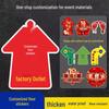 Qixi Festival Floor Stickers & Posters for Jewelry Stores, Malls, and Supermarkets