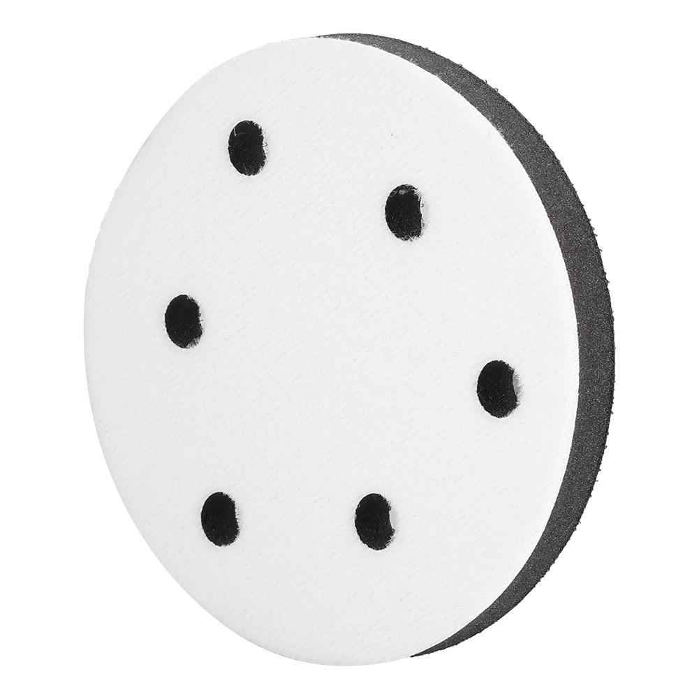 8 Holes Soft Sanding Interface Pad Soft Buffer Sponge Interface Cushion Pad for Sanding Pads Soft Sponge Sanding Pads
