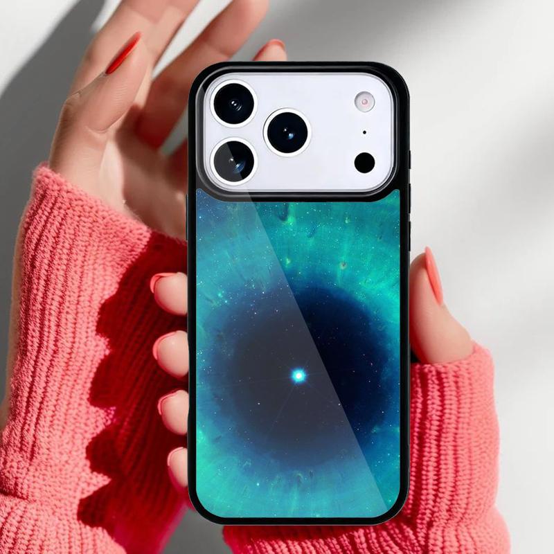 Eye Space Galaxy Mystery Art Phone Case for iPhone 17 16 15 14 13 Pro Max Back Cover for 12 11 Pro Coque