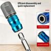 M10 Drill Bit Adapter 1/4Inch Hex Holders and Quick Changes Sleeve, Alloy Steel Accessory Converters for Assembly, Maintenance and Fastening Tasks