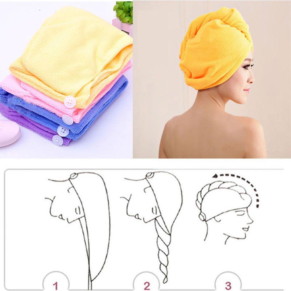 Garten-Notwendigkeit Fasernhut Handtuch Spa Trockner Salon Bad Badezimmer Schnelltrocknend Handtuchtrockner Haartrocknung