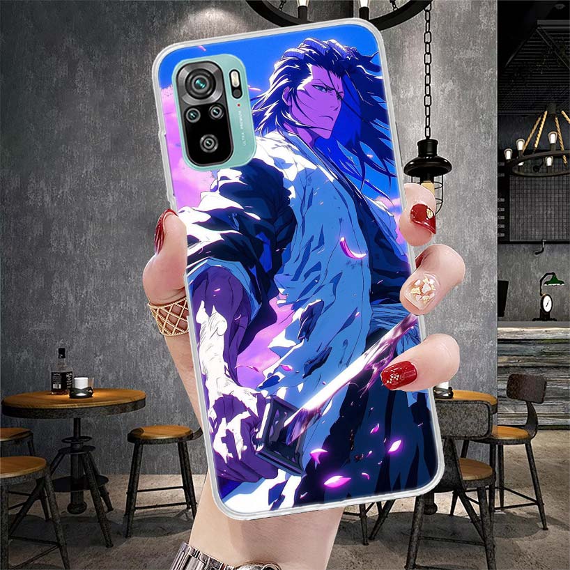 Bleach Kuchiki Byakuya Soft Phone Case For Xiaomi Redmi Note 15 14 14S 13 12 Pro Plus 12S 11 11S 11E 10 10S 11T 5G Fundas Coque