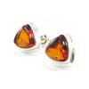 Les Trésors De Lily [I8956] - Amber 'Inspiration' Silver Earrings