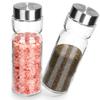 Stor Salt- och Pepparkvarn Set Behållare för Salt Peppar Glas 170 ml