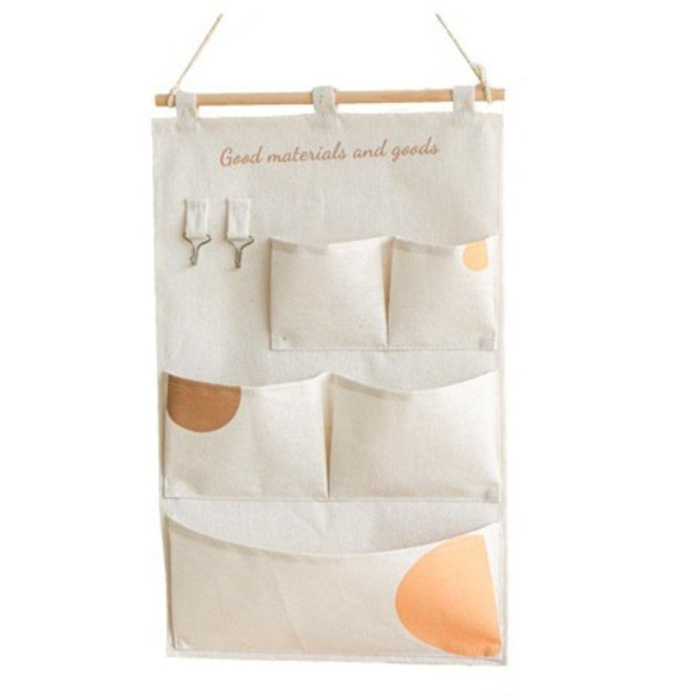 Multifunctional Wall Hanging Storage Bag 5/12 Pockets Sundries Organizer Door Tote Bags  Toy
