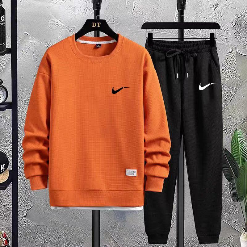 Crewneck Sweatshirt Joggingbroek Trainingspak Voor Mannen Zachte Casual Dagelijkse Set